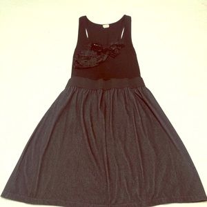 Black/Denim Skater dress